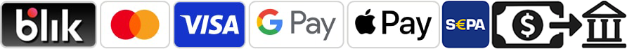 Różne logo płatności - Polska Platforma Finansowa Bielik.io